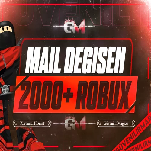 Roblox +2000 Robux Mail Değişen